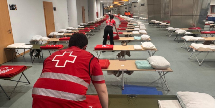 Tempestade Kristin: CVP distribui 3000 lonas e ativa estruturas móveis que reforçam apoio a desalojados e operacionais